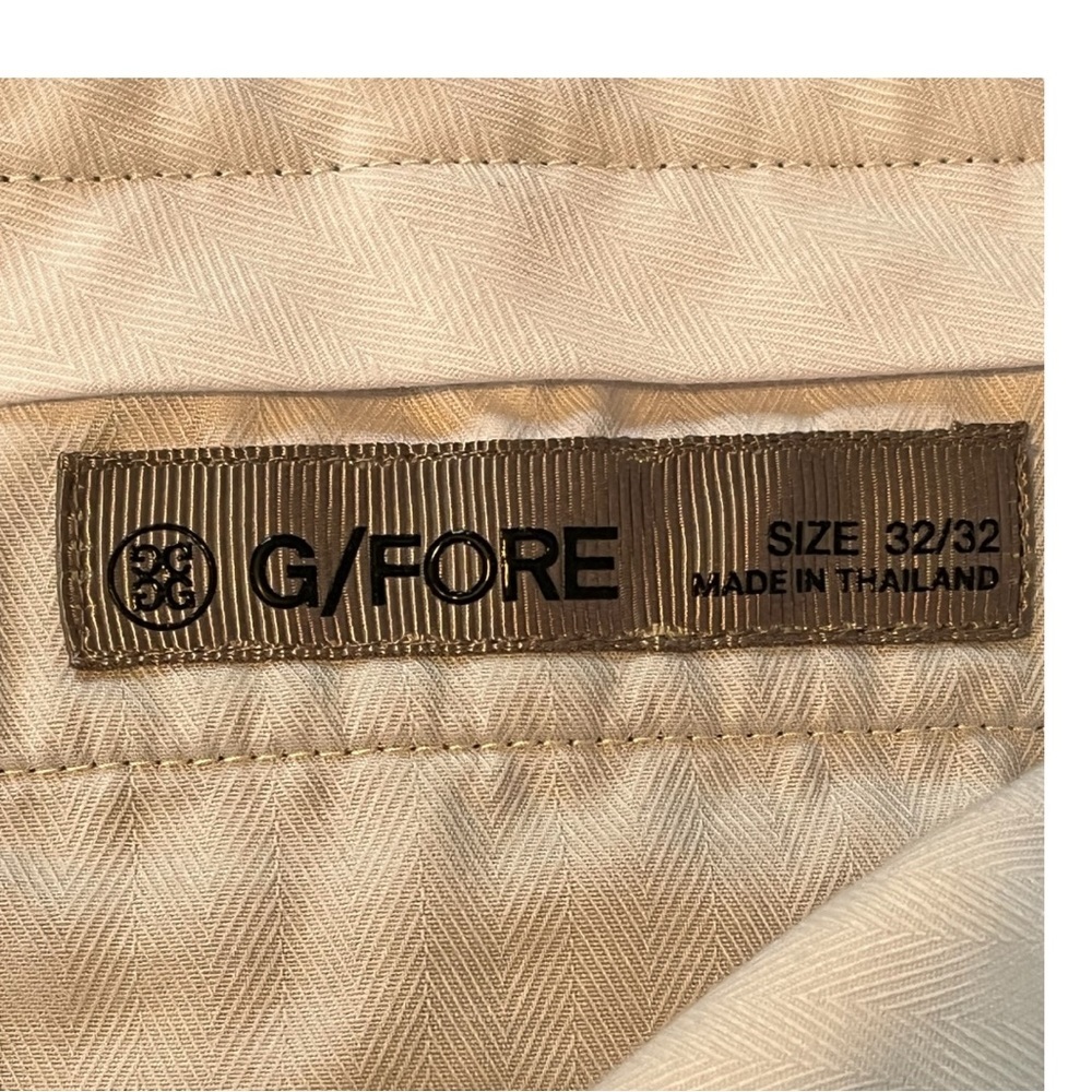 G/FORE MEN'S GOLF PANTS GRAY RED PLAID POCKETS PERFORMANCE SIZE 32/32 - Picture 9 of 9